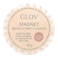 GLOV Magnet Cleanser Pinsel- & Faserreiniger Seife I Bar Coffee