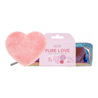 GLOV Pure Love Set | Heart-Shaped Reusable Cosmetic Pads 6-Pack