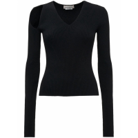 Alexander McQueen Pull 'Cut Out Ribbed' pour Femmes