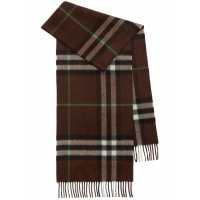 Burberry 'Vintage Check Fringed' Wool Scarf
