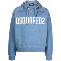Dsquared2 Sweatshirt à capuche  'Logo Distressed' pour Hommes