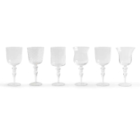 Bitossi 'Assorted Shapes' Glass - 6 Pieces