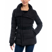 Michael Kors Women's 'Asymmetrical Belted Packable' Puffer Coat