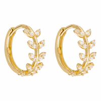 Oro Di Oro 'Feuillette' Ohrringe für Damen