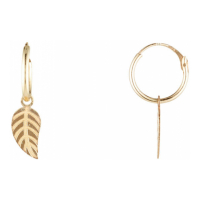 Oro Di Oro 'Feuillage' Ohrringe für Damen