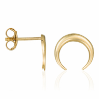 Oro Di Oro Women's 'Demi Lune' Earrings