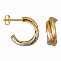 Oro Di Oro Women's 'Trio D'Or' Earrings