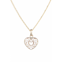 Oro Di Oro Women's 'Cœurs Arabesque' Necklace