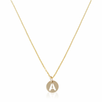 Oro Di Oro Women's 'Lettre A' Necklace