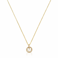 Oro Di Oro Women's 'Lettre M' Necklace