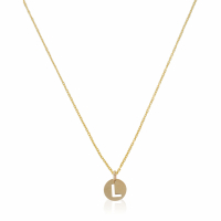 Oro Di Oro Women's 'Lettre L' Necklace