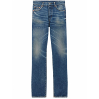 Saint Laurent Men's 'Whiskering Effect' Jeans