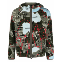 Moncler Grenoble Veste 'Graphic Zip-Up Hooded' pour Hommes