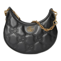 Gucci Women's 'GG Matelassé Half-Moon' Shoulder Bag