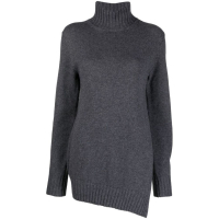 Jil Sander Women's 'Waffle Asymmetric' Turtleneck Sweater