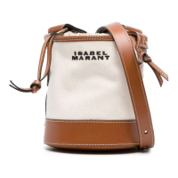 Isabel Marant Women's 'Small Samara Logo Embroidered' Bucket Bag
