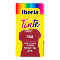 Iberia 'Colorfast 40º' Textilfarbstoff - Red 70 g