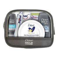 Dove 'Men's Care' Toiletry Bag Set - 6 Pieces
