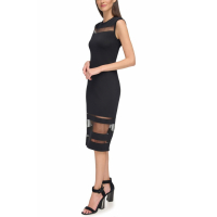 Calvin Klein Women's 'Illusion Stripe Sleeveless' Midi Dress