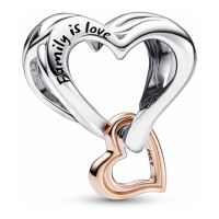 Pandora 'Openwork Infinity Heart' Charm für Damen