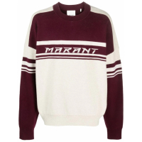 Isabel Marant Pull 'Logo Intarsia-Knit' pour Hommes