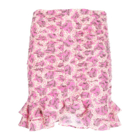 Isabel Marant Women's 'Milendi Abstract Ruched' Mini Skirt