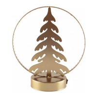 Aulica Round Candle Holder Illuminated Christmastree