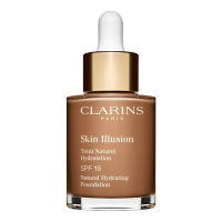 Clarins Fond de teint 'Skin Illusion Natural Hydrating SPF15' - 115 Cognac 30 ml