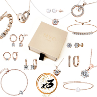 MYC Paris Set Collier, boucles d'oreilles & bracelet 'Bijoux Surprises' pour Femmes