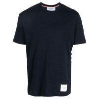 Thom Browne Men's '4-Bar Logo Patch' T-Shirt