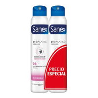 Sanex Déodorant spray 'Dermo Invisible Duo' - 200 ml, 2 Pièces