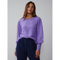 New York & Company Women's 'Balloon Sleeve Pointelle Star' Sweater