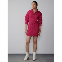 New York & Company 'Long Sleeve Cable Knit' Pullover-Kleid für Damen