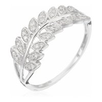 Comptoir du Diamant Women's 'Feuillage Lumineux' Ring