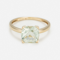 Comptoir du Diamant Women's 'Prasiolite Unique' Ring
