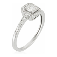 Comptoir du Diamant Women's 'Solitaire Lumineux' Ring