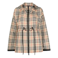 Burberry 'Check Hooded' Jacke für Damen