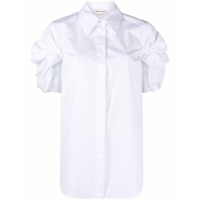 Alexander McQueen 'Ruched-Detailed' Kurzärmeliges Hemd für Damen
