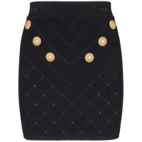 Balmain Women's '6-Button' Mini Skirt