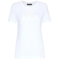 Dolce & Gabbana T-shirt 'Logo-Patch' pour Femmes