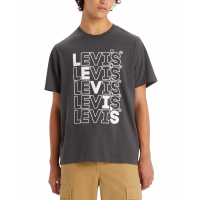 Levi's T-shirt 'Relaxed-Fit Stacked-Logo Crewneck' pour Hommes