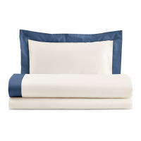 Biancoperla SHARON Blue Queen-size bed complete set