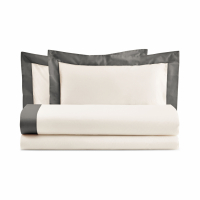 Biancoperla SHARON Grey king-size bed complete set