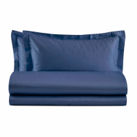 Biancoperla DENISE Blue king-size bed complete set