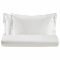 Biancoperla DENISE White king-size duvet cover set