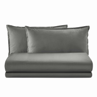 Biancoperla AURORA Grey king-size bed complete set
