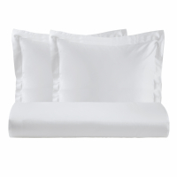 Biancoperla DENISE White duvet cover set - 240x220 | 63x63