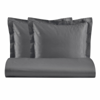 Biancoperla DENISE Grey duvet cover set - 240x220 | 63x63