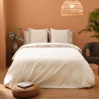 Biancoperla HESTER Ivory bed duvet cover set - 200x140 | 63x63