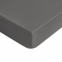 Biancoperla AURORA Grey King-size Fitted sheet with corners
